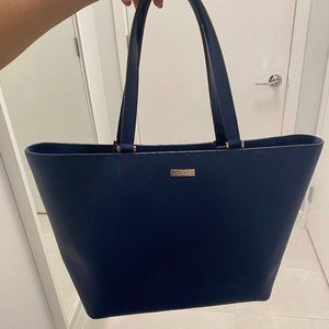 Kate Spade Navy Blue Tote Bag